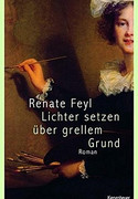 Lichter setzen über grellem Grund